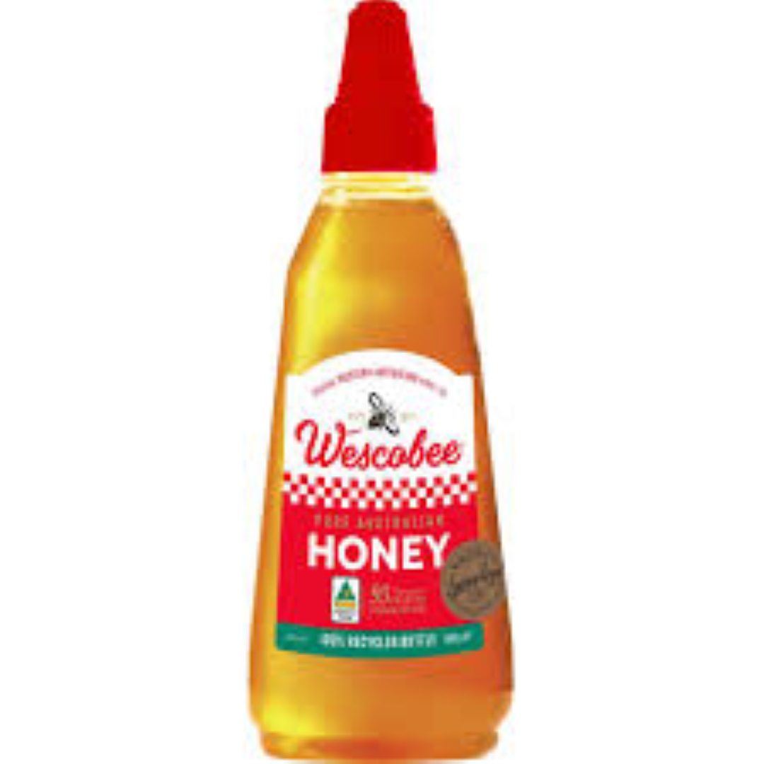 WESCOBEE HONEY PLASTIC SQZ 500G